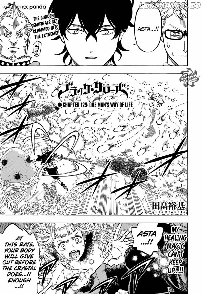 Black Clover chapter 129 image 01